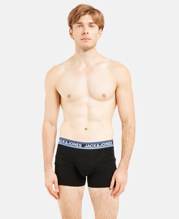 

Шорты-боксеры, комплект из 3 шт. Jack & Jones, черный