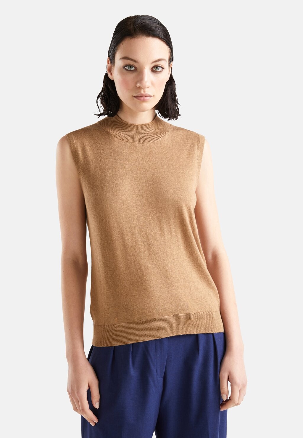 

Топ Sleeveless United Colors of Benetton, коричневый