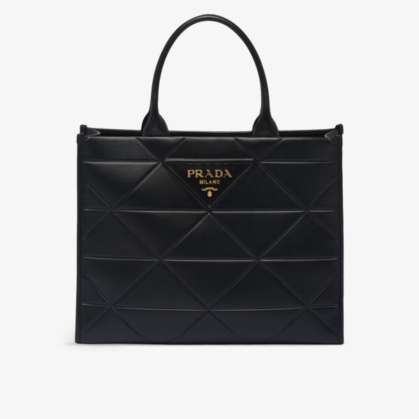 

Большая кожаная сумка prada symbole с верхней ручкой Prada, черный