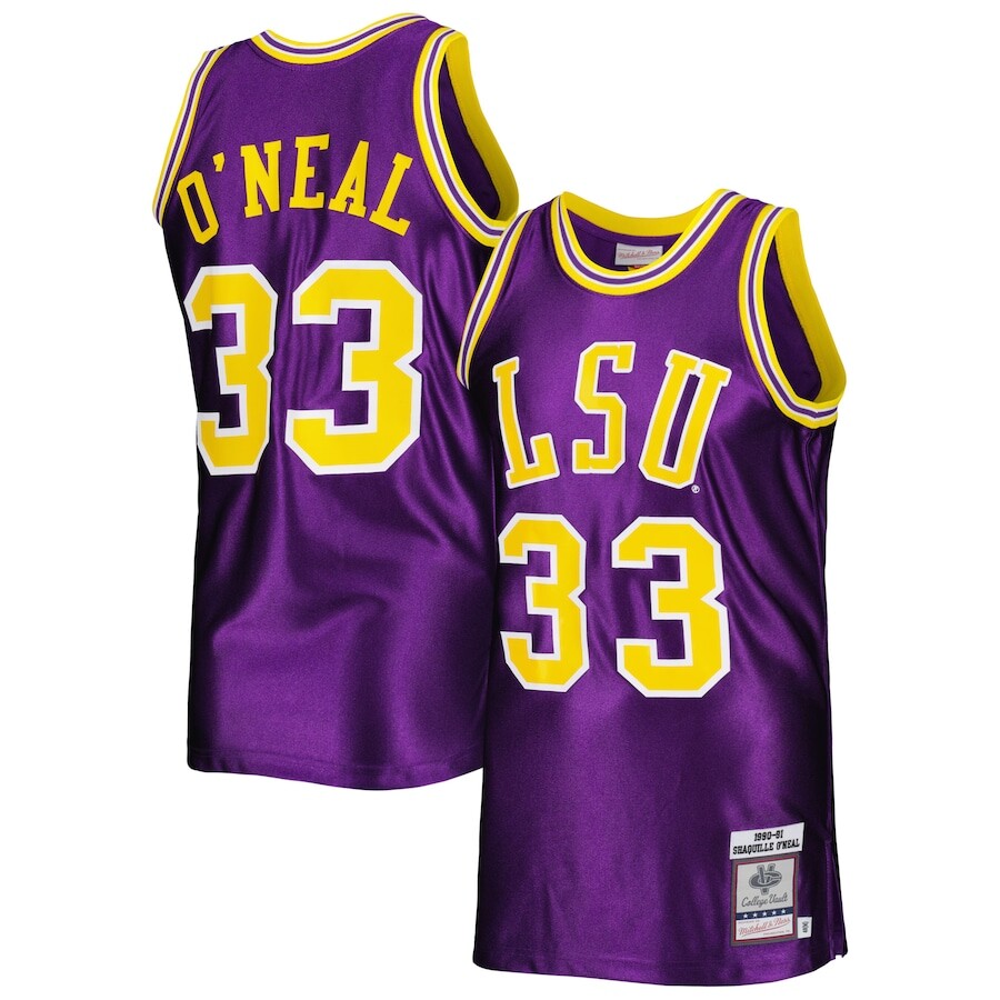 

Джерси Mitchell & Ness Lsu Tigers, фиолетовый