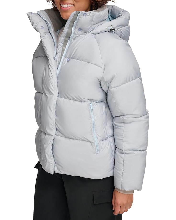 Пуховик Levi's Quilted Hooded Bubble, цвет Pale Blue