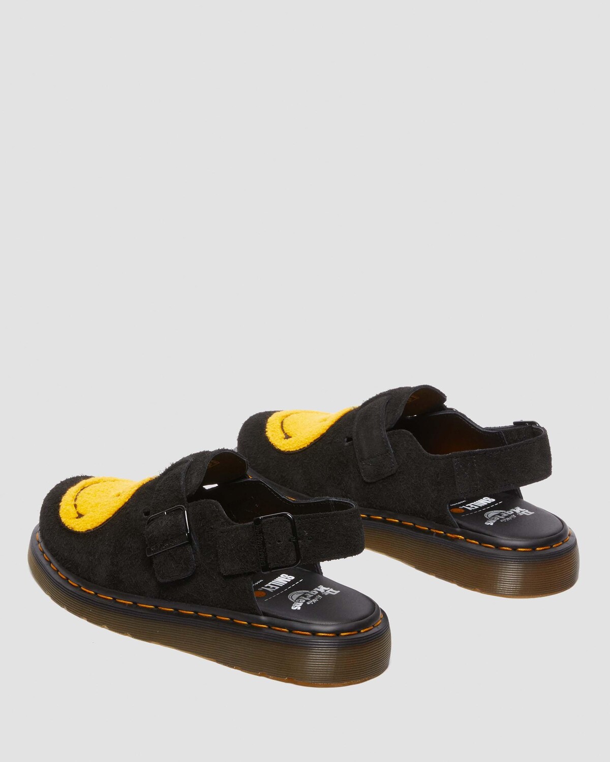 

Замшевые мюли Jorge Smiley с ремешком на пятке и ворсом Dr. Martens