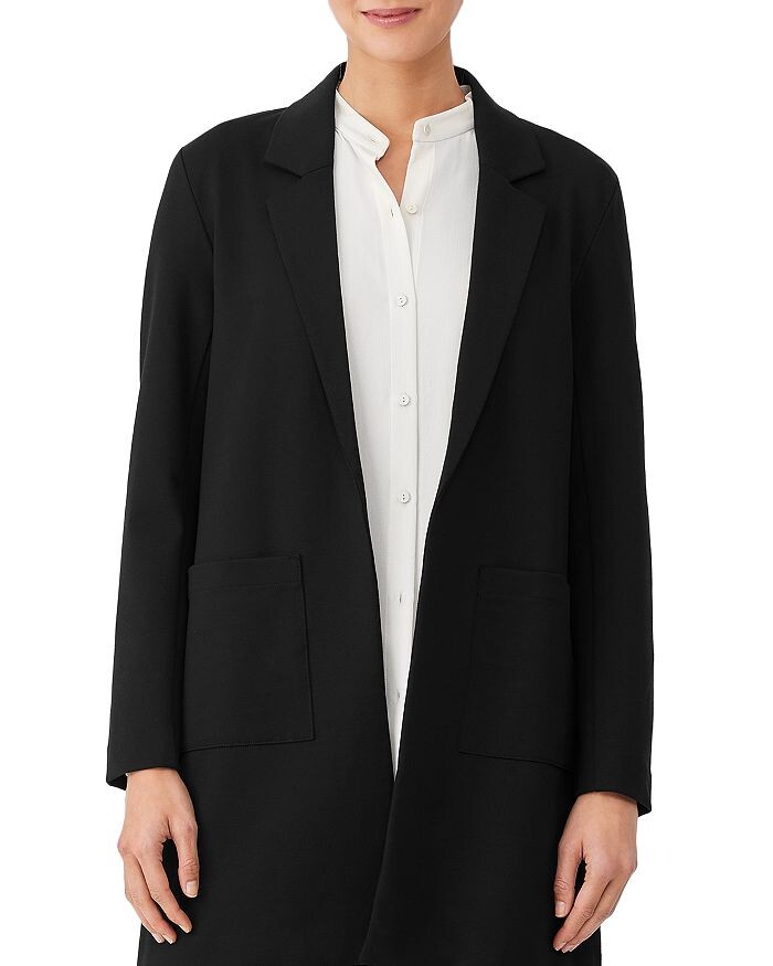 

Длинный блейзер с открытым передом Eileen Fisher