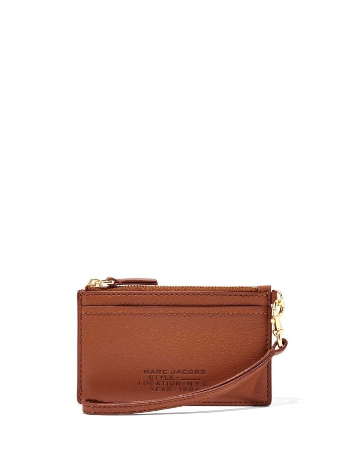 

Marc Jacobs кошелек The Top Zip Wristlet, коричневый