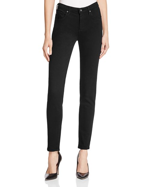 цена Черные джинсы Prima со средней посадкой AG, цвет Black