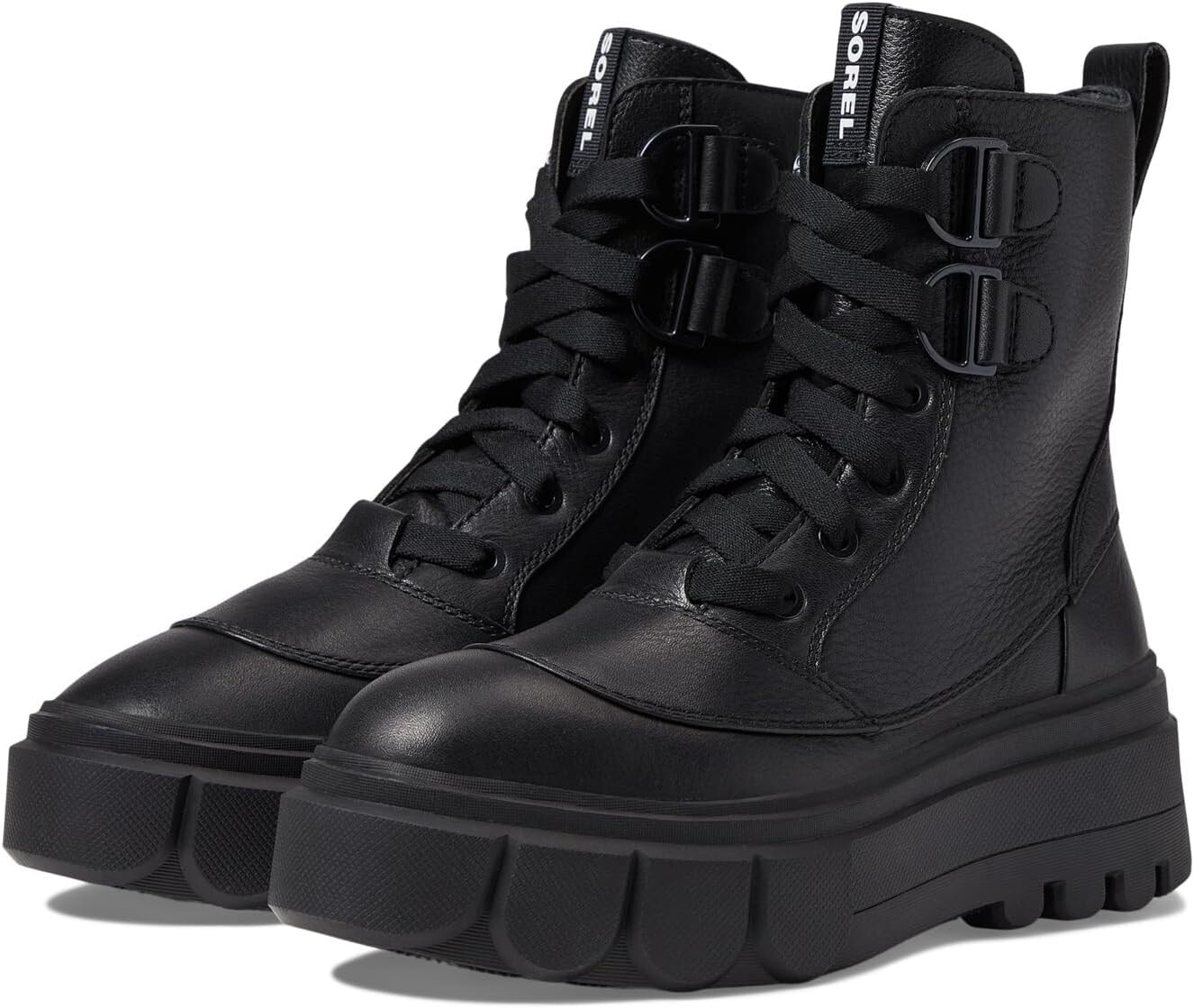 

Ботинки SOREL CaribouX Boot Lace Waterproof, цвет Black/Sea Salt