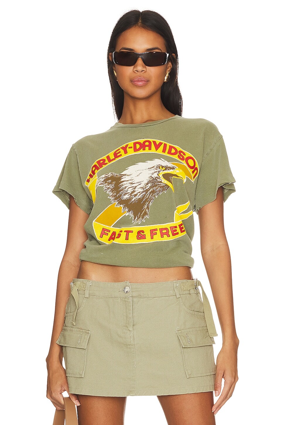 

Футболка Madeworn Harley Davidson, зеленый