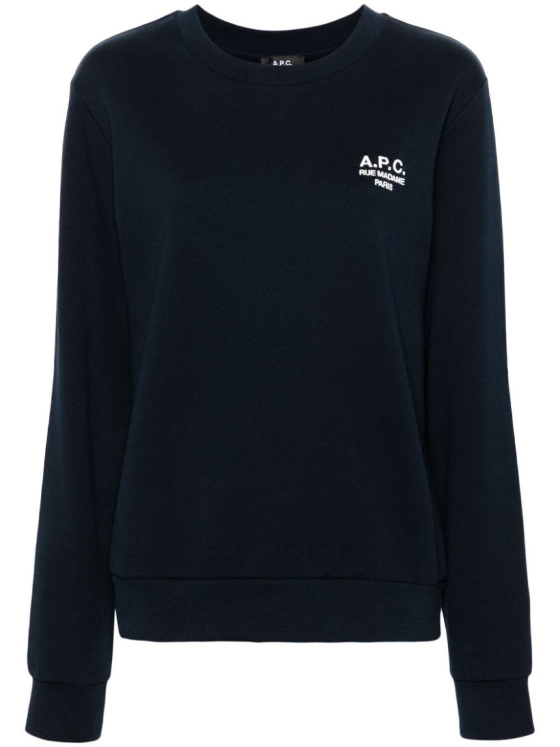 

A.P.C. толстовка с вышитым логотипом, синий