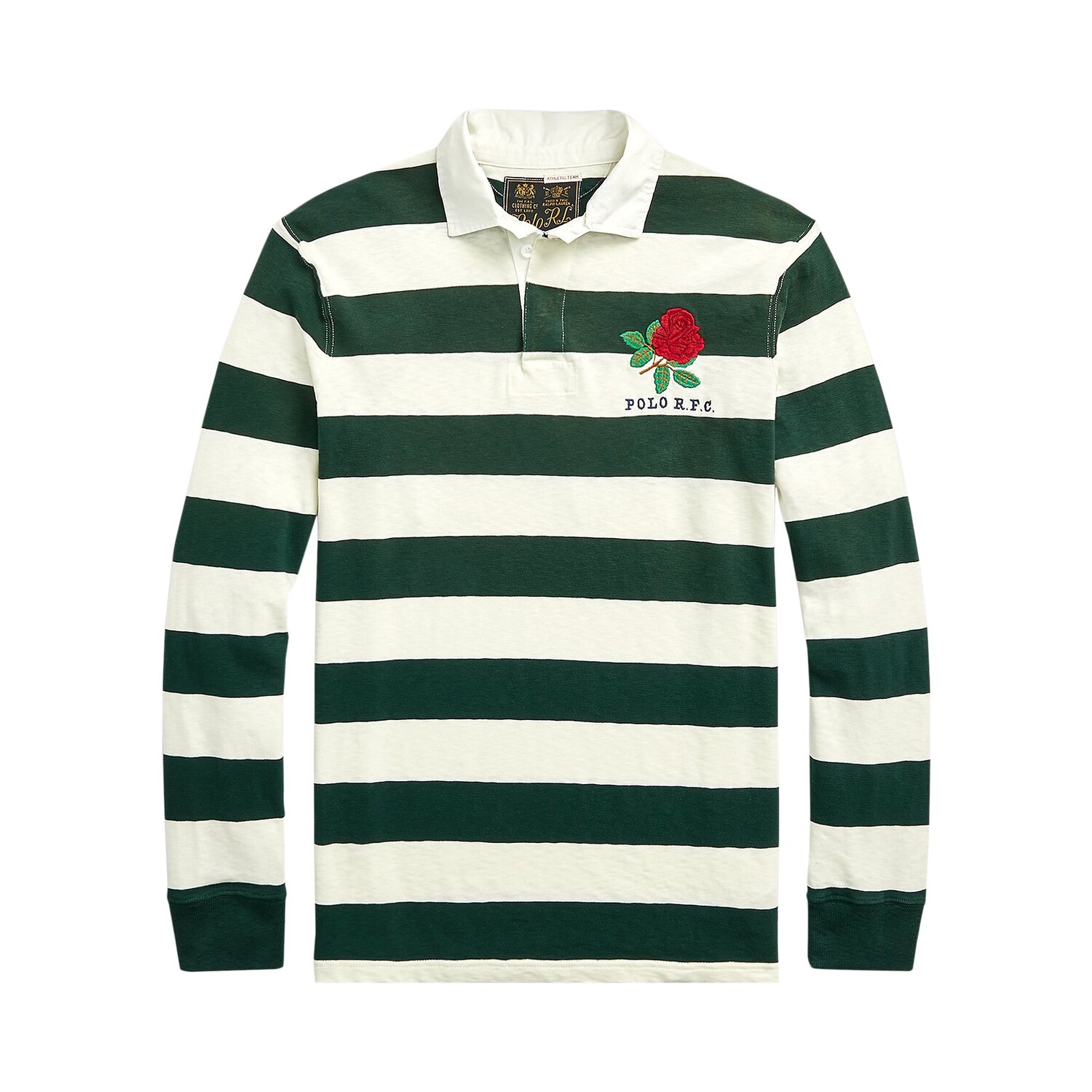 

Рубашка для регби в полоску Polo Ralph Lauren, цвет Мосс Агат