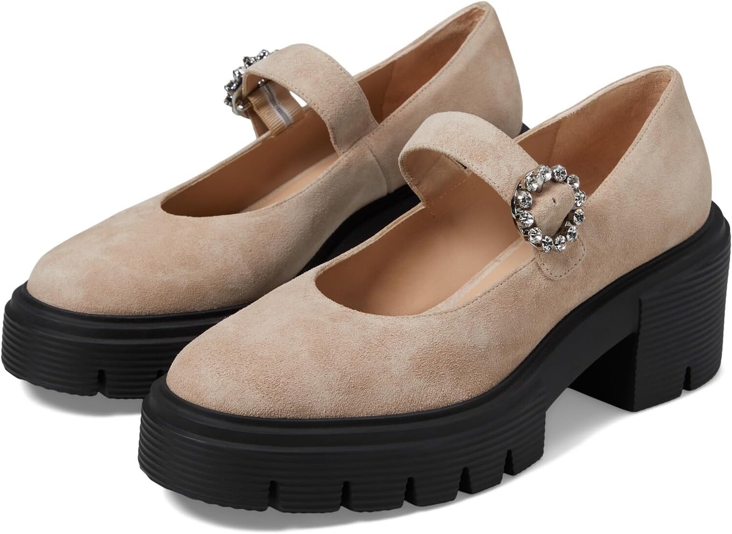 

Туфли Stuart Weitzman Nolita Gem Mary Jane, цвет Sabbia