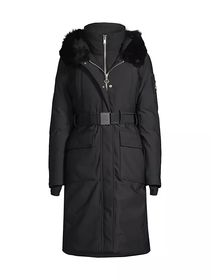 

Пуховая парка Nyluxe Alpharetta Moose Knuckles, черный