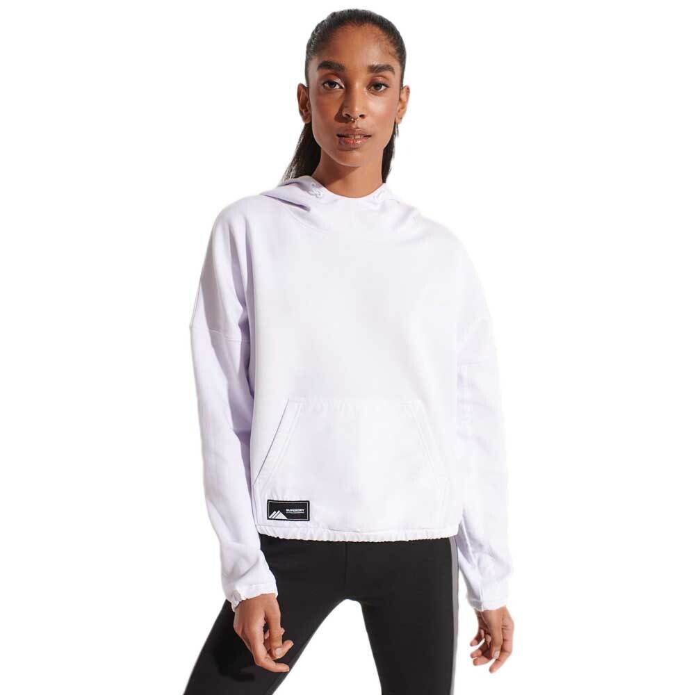 

Толстовка Superdry Mountain Tech Crop Hood, белый