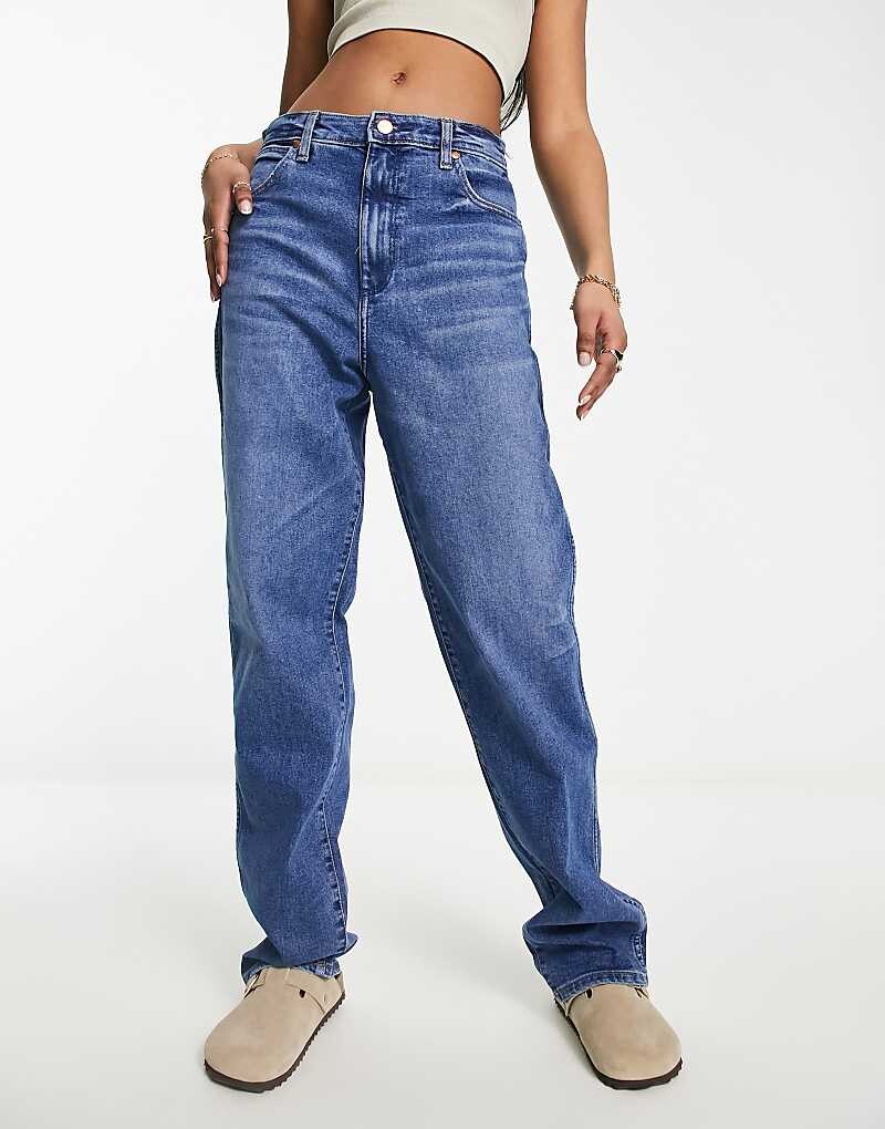 

Прямые джинсы Wrangler – в цвете Mid Blue