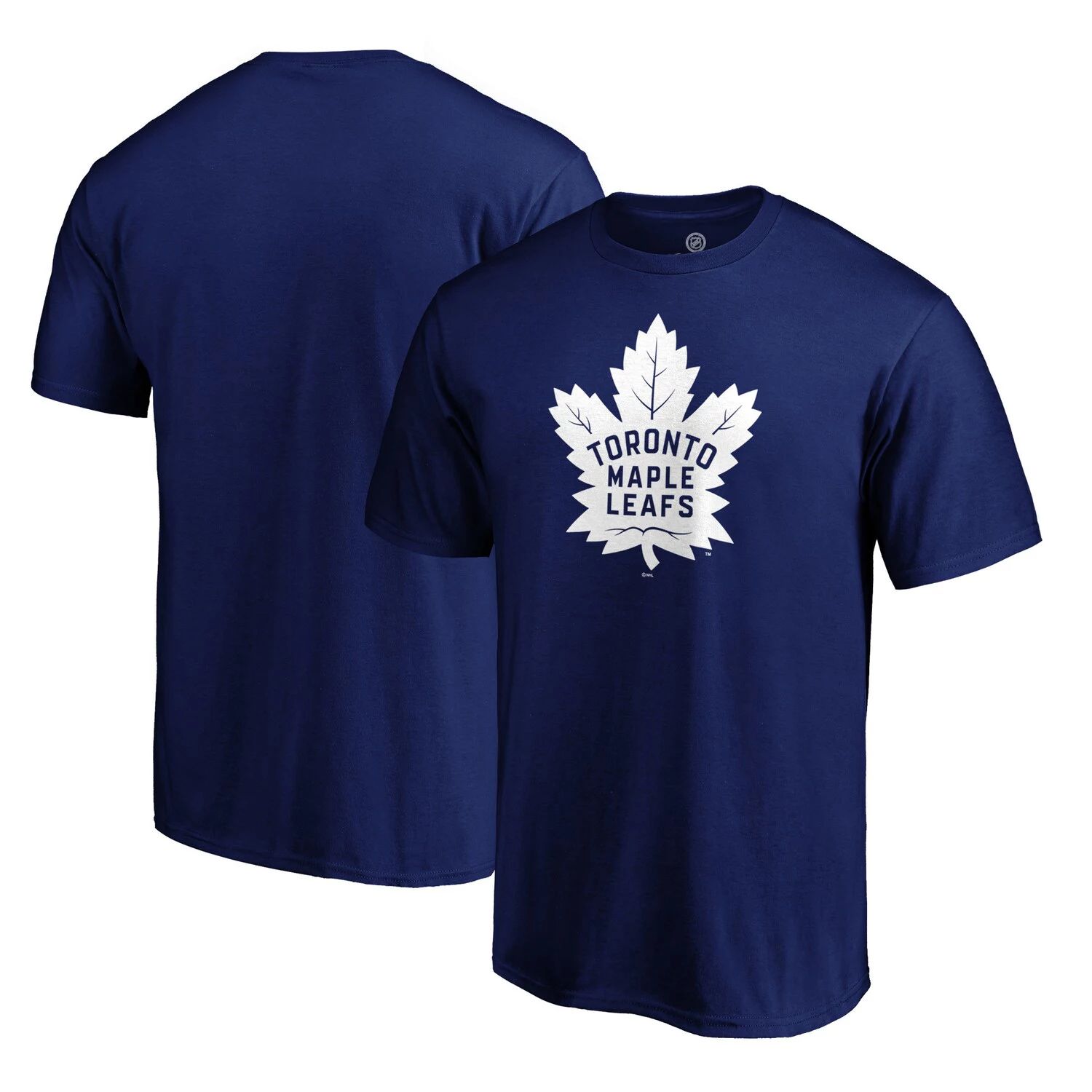 цена Мужская синяя футболка с логотипом команды Toronto Maple Leafs Team Primary Fanatics