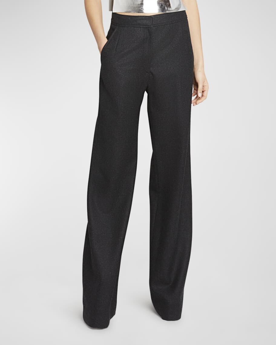 

Широкие шерстяные брюки Pantery Dries Van Noten
