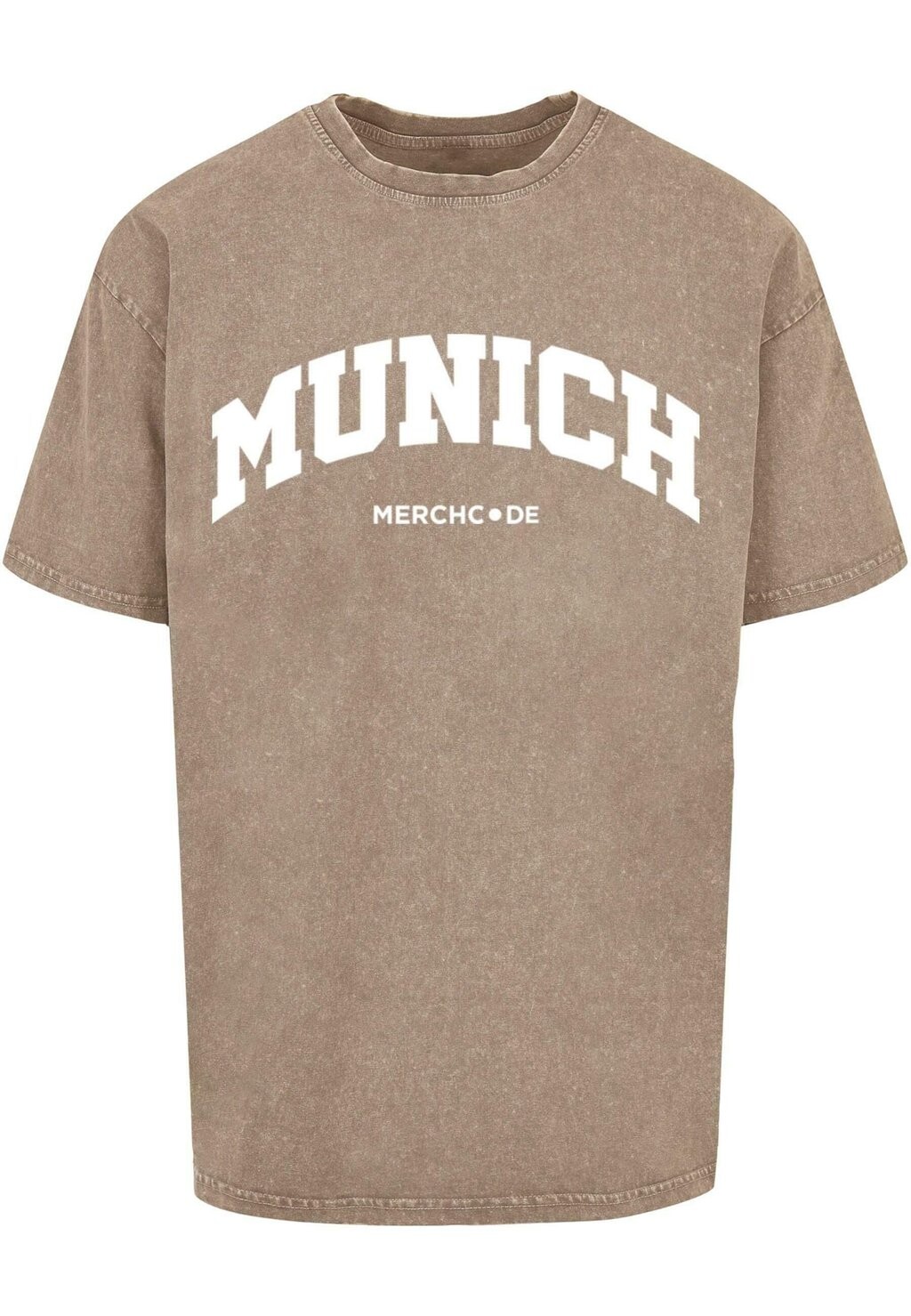 

Футболка с принтом MUNICH WORDING OVERSIZE TEE Merchcode, цвет darkkhaki