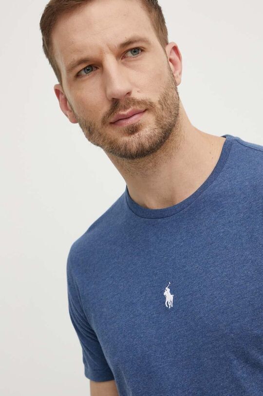 

Хлопковая футболка Polo Ralph Lauren, синий