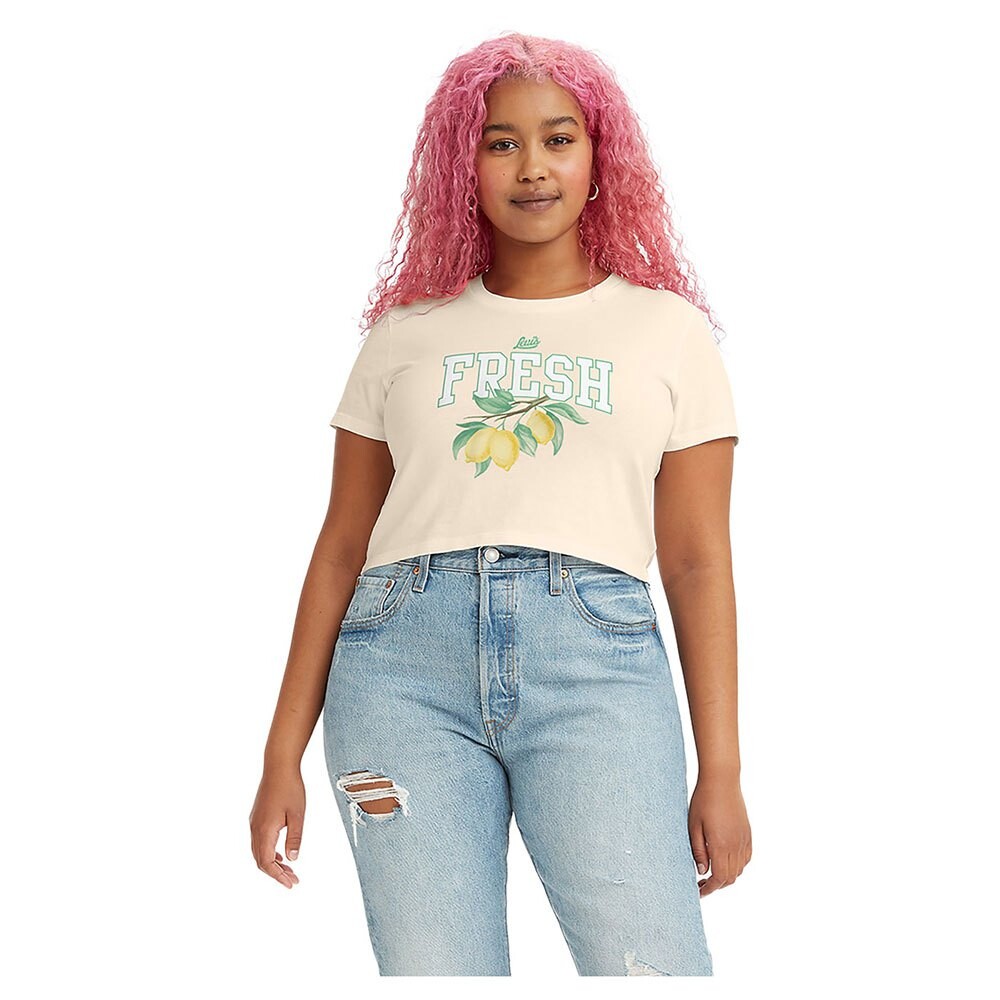 

Футболка с коротким рукавом Levi's Jordie Cropped, белый