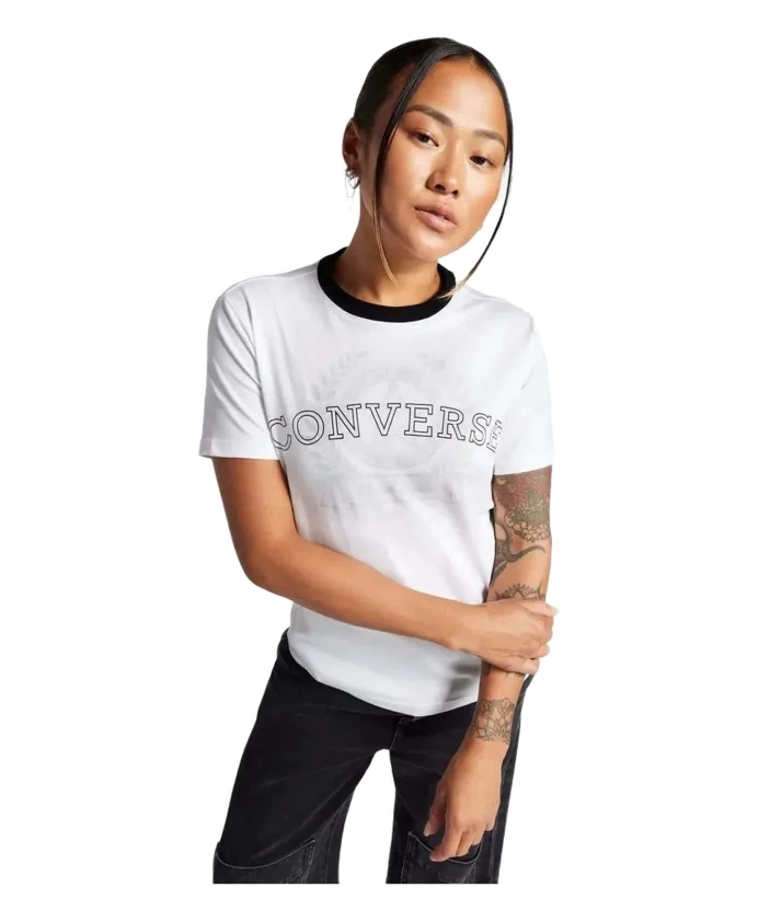 

Футболка в стиле ретро Converse, белый