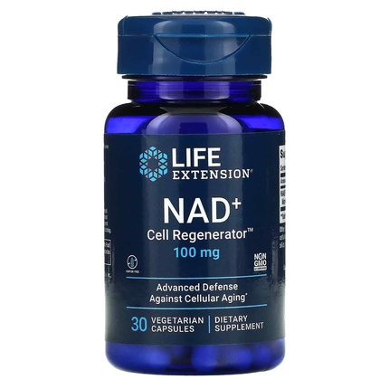 Life Extension NAD+ Регенератор клеток NIAGEN Никотинамид рибозид 100 мг tru niagen никотинамид рибозид 120 вегетарианских капсул