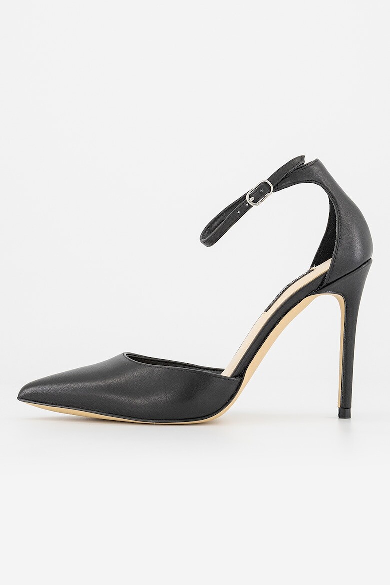 

Кожаные туфли Faiz на высоком каблуке Nine West, черный
