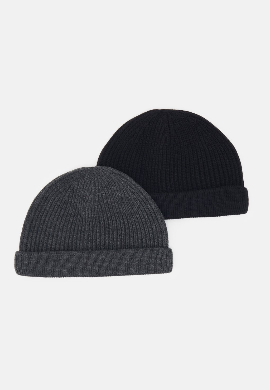 

Шапка ONSSHORT BEANIE 2 PACK Only & Sons, черный/темно-серый меланж