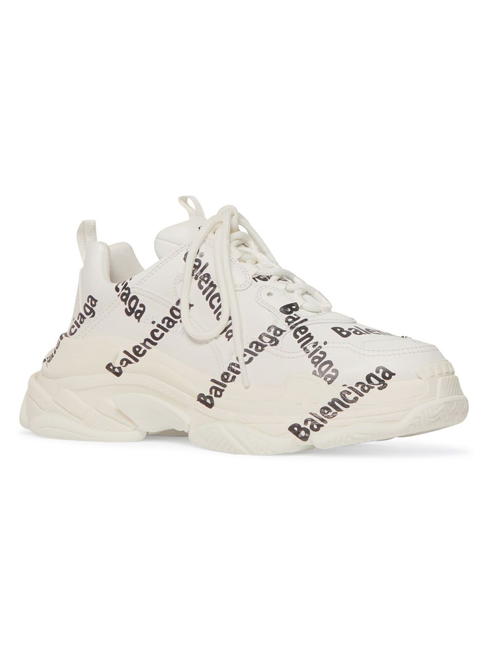 

Кроссовки с логотипом Triple S Balenciaga, белый