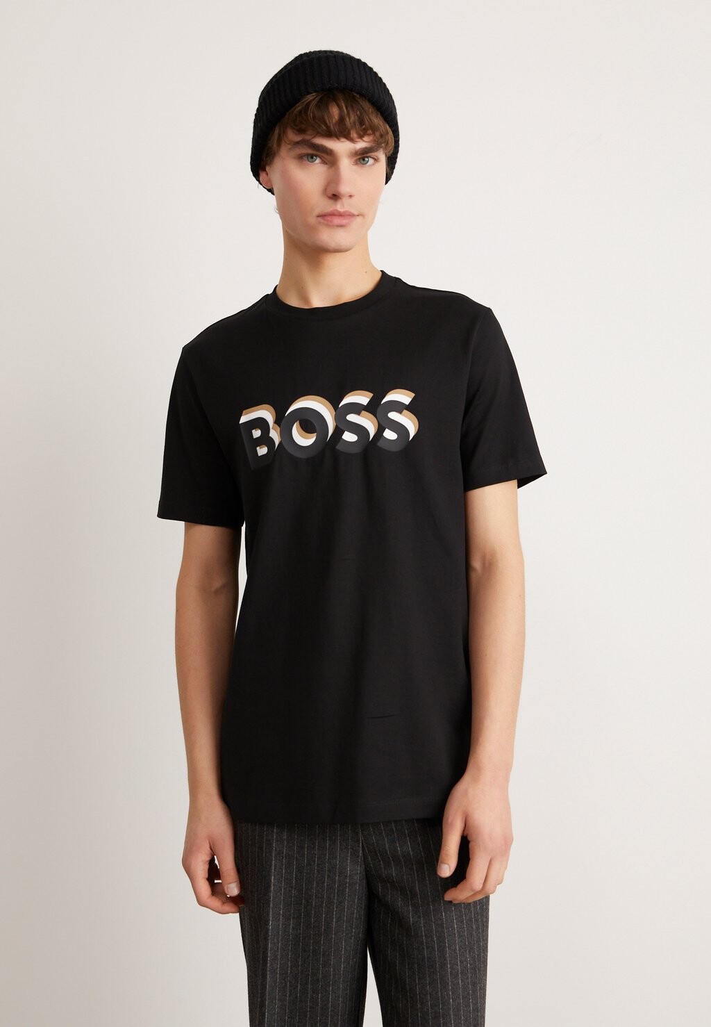 

Футболка с принтом TIBURT BOSS, цвет black