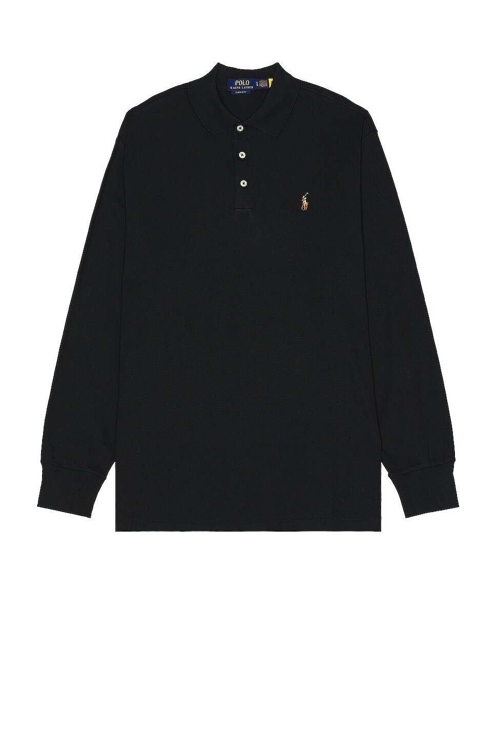 

Поло Polo Ralph Lauren Pima Long Sleeve, цвет Polo Black