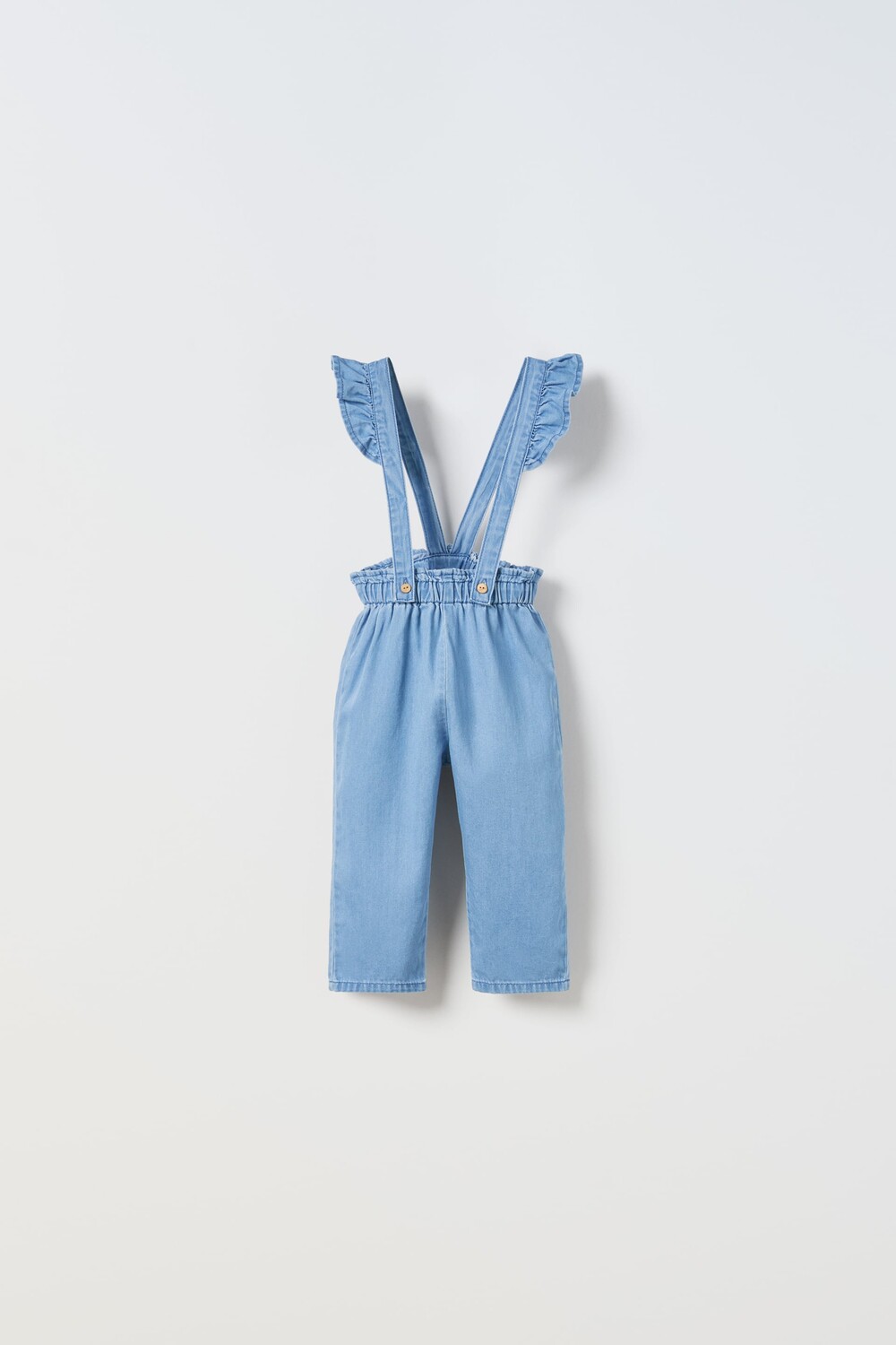 

Джинсы flying paper bag Zara, средне-синий