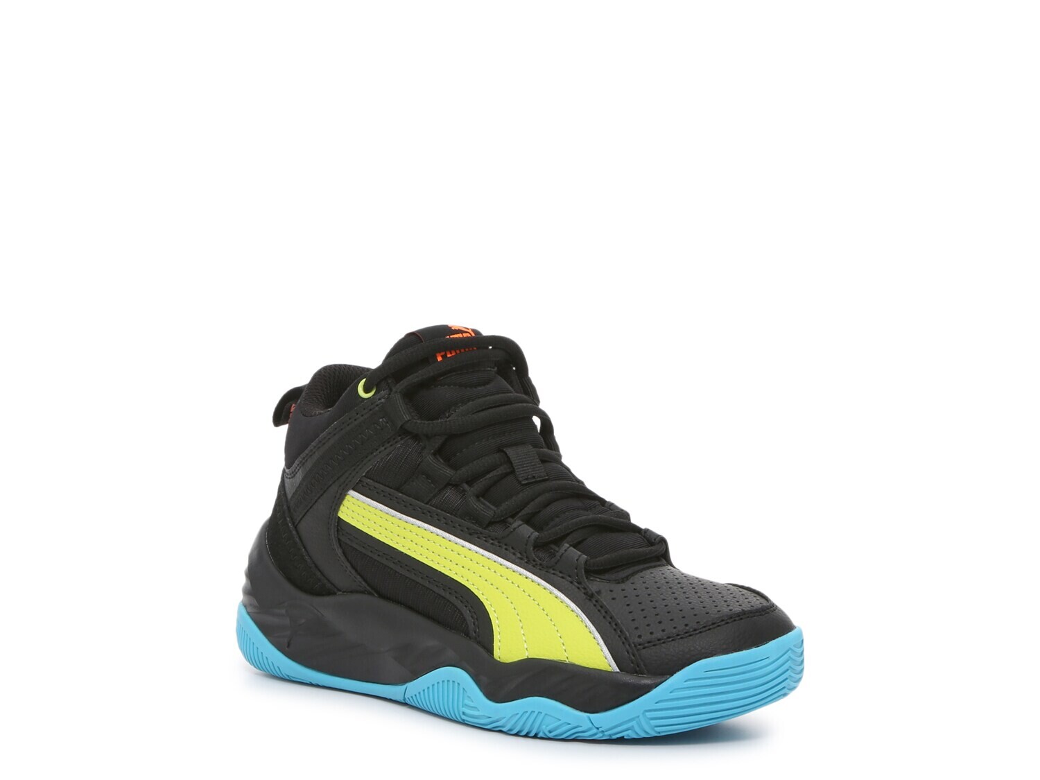 

Кроссовки детские Puma Rebound Future Evo Jr., черный / зеленый