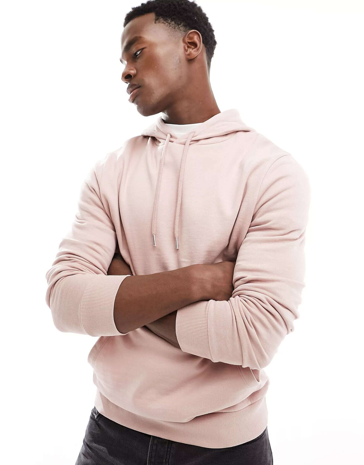 

Светло-розовое худи ASOS, Розовый