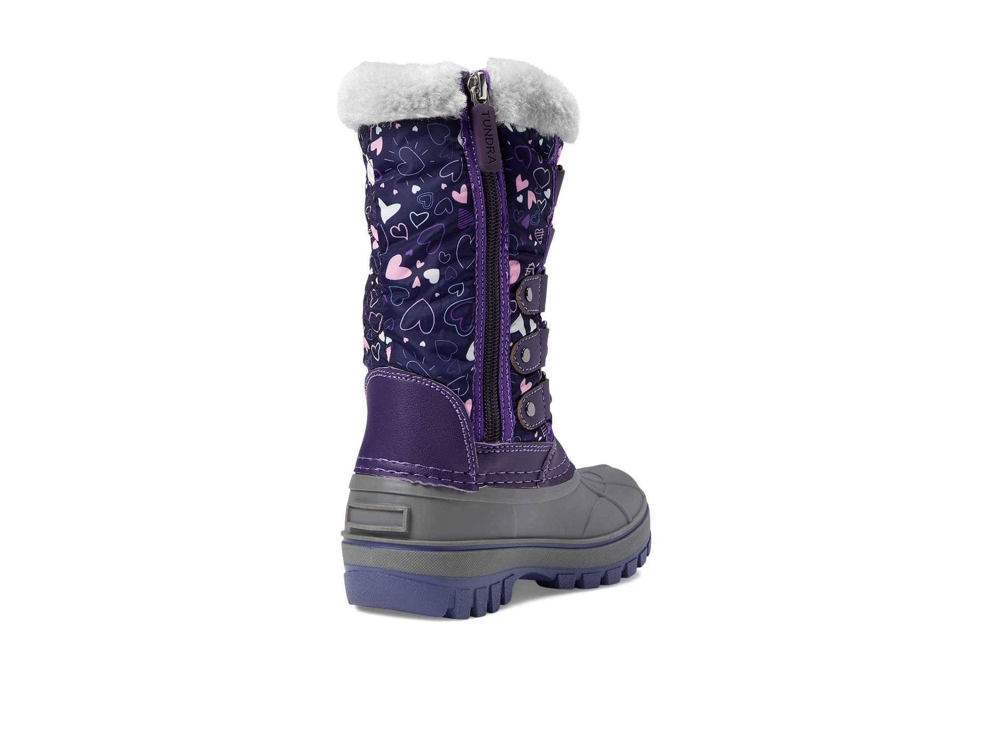 

Ботинки Tundra Boots Kids Perth (Little Kid/Big Kid), черный/фиолетовый