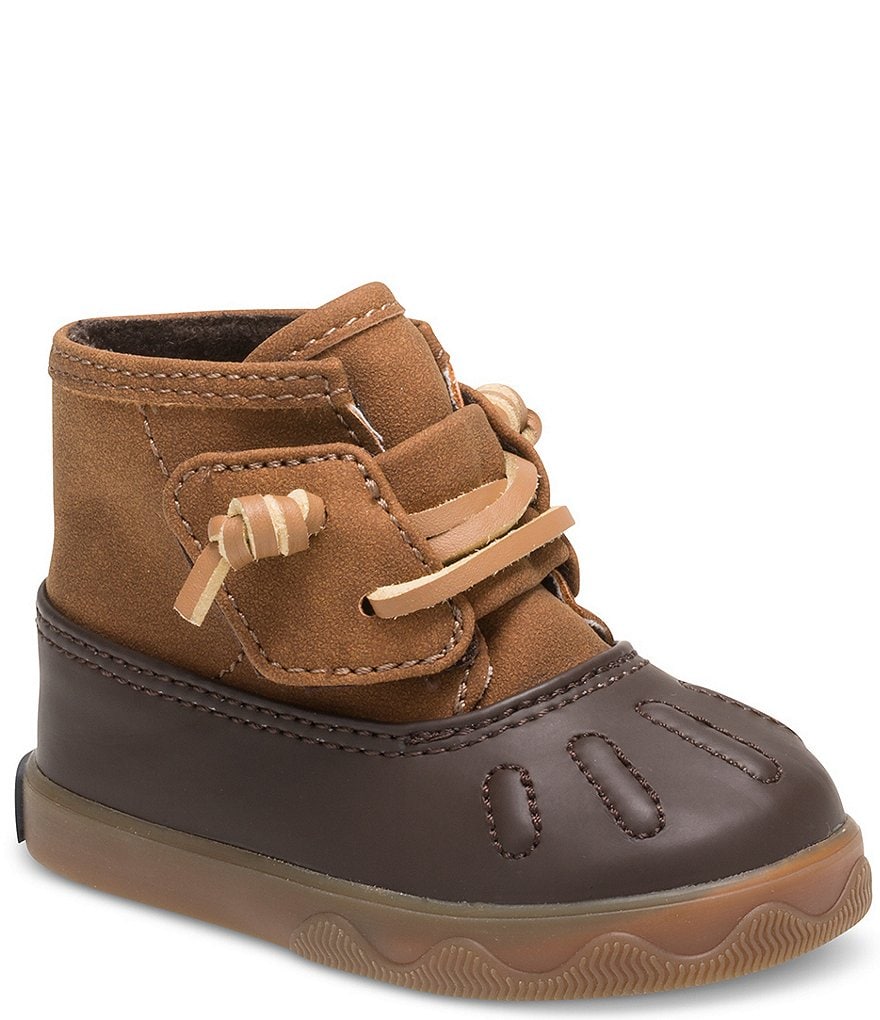 Обувь для кроватки Sperry для мальчиков Icestorm для холодной погоды (для младенцев), коричневый