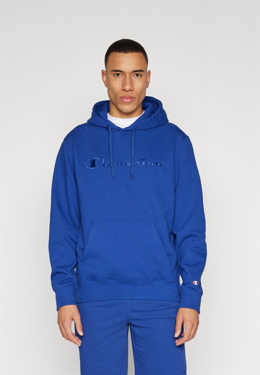 

Толстовка с капюшоном Icons Hooded Cosy Fit Script Champion, цвет dark blue