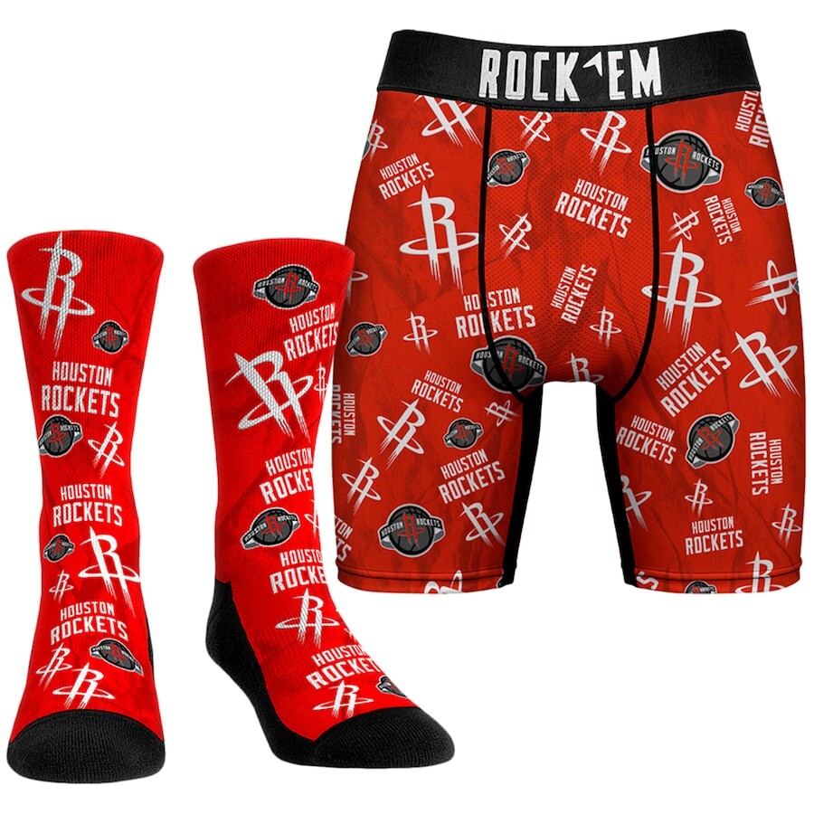 

Носки Rock Em Socks Houston Rockets, красный