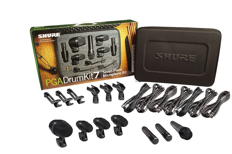 Комплект барабанных микрофонов Shure PGADRUMKIT7 7pc Drum Microphone Kit