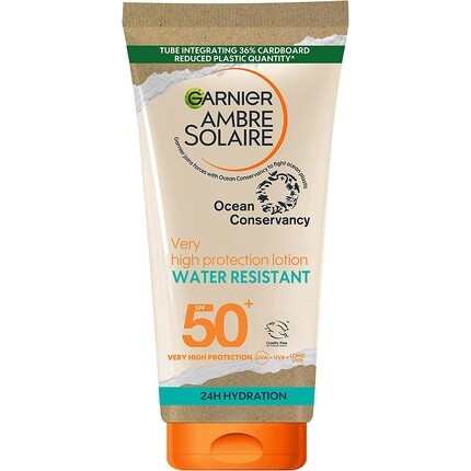 

Ambre Solaire Spf 50+ Водостойкий солнцезащитный крем-лосьон с высокой защитой 175 мл, Garnier