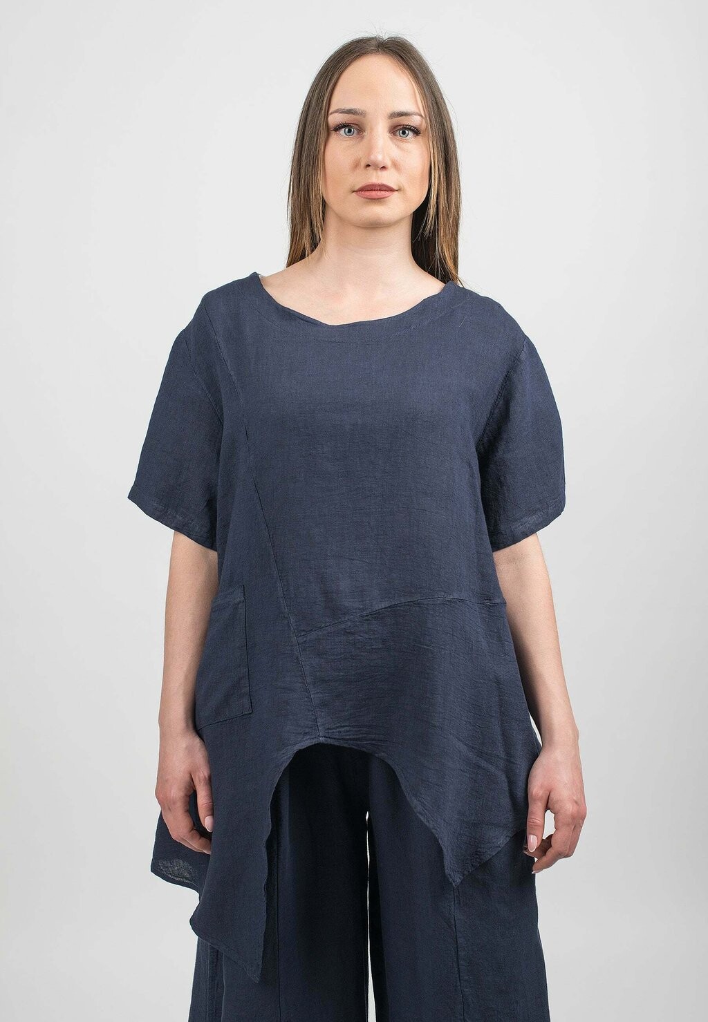 

Туника Dalle Piane Cashmere, синий