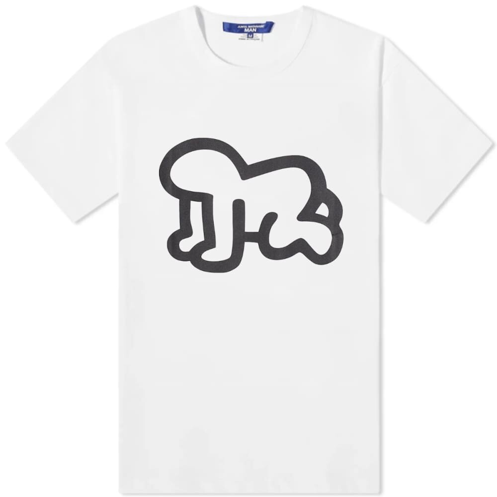 

Футболка с принтом Junya Watanabe MAN x Keith Haring, белый