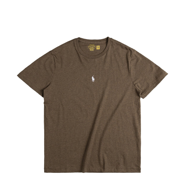 

Футболка Custom Crewneck T-Shirt Polo Ralph Lauren, коричневый