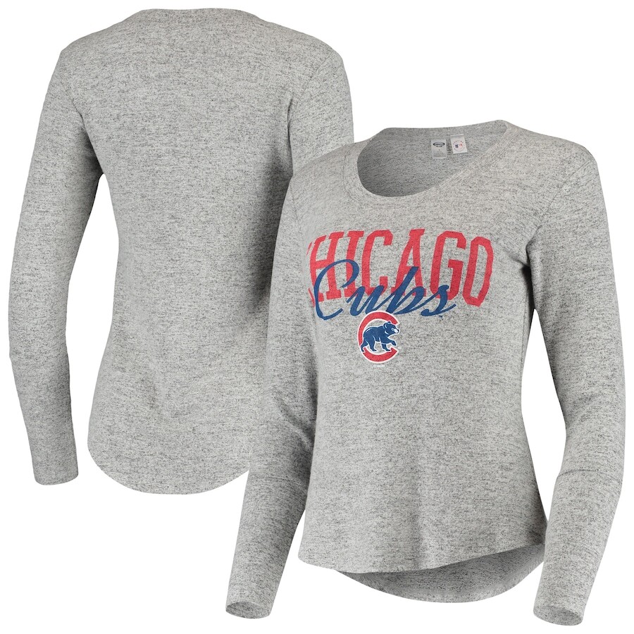 

Футболка с длинным рукавом Concepts Sport Chicago Cubs, серый