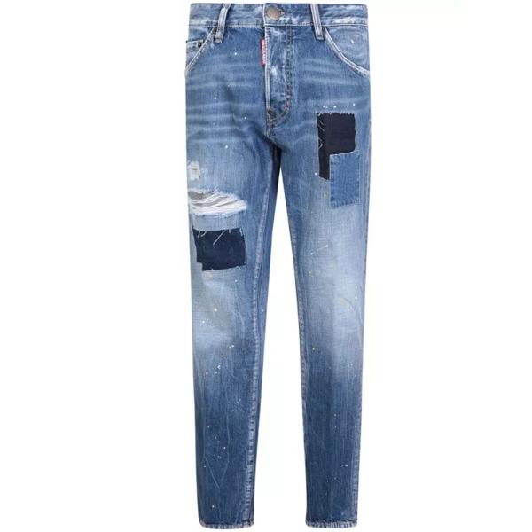 

Джинсы patchwork jeans Dsquared2, синий