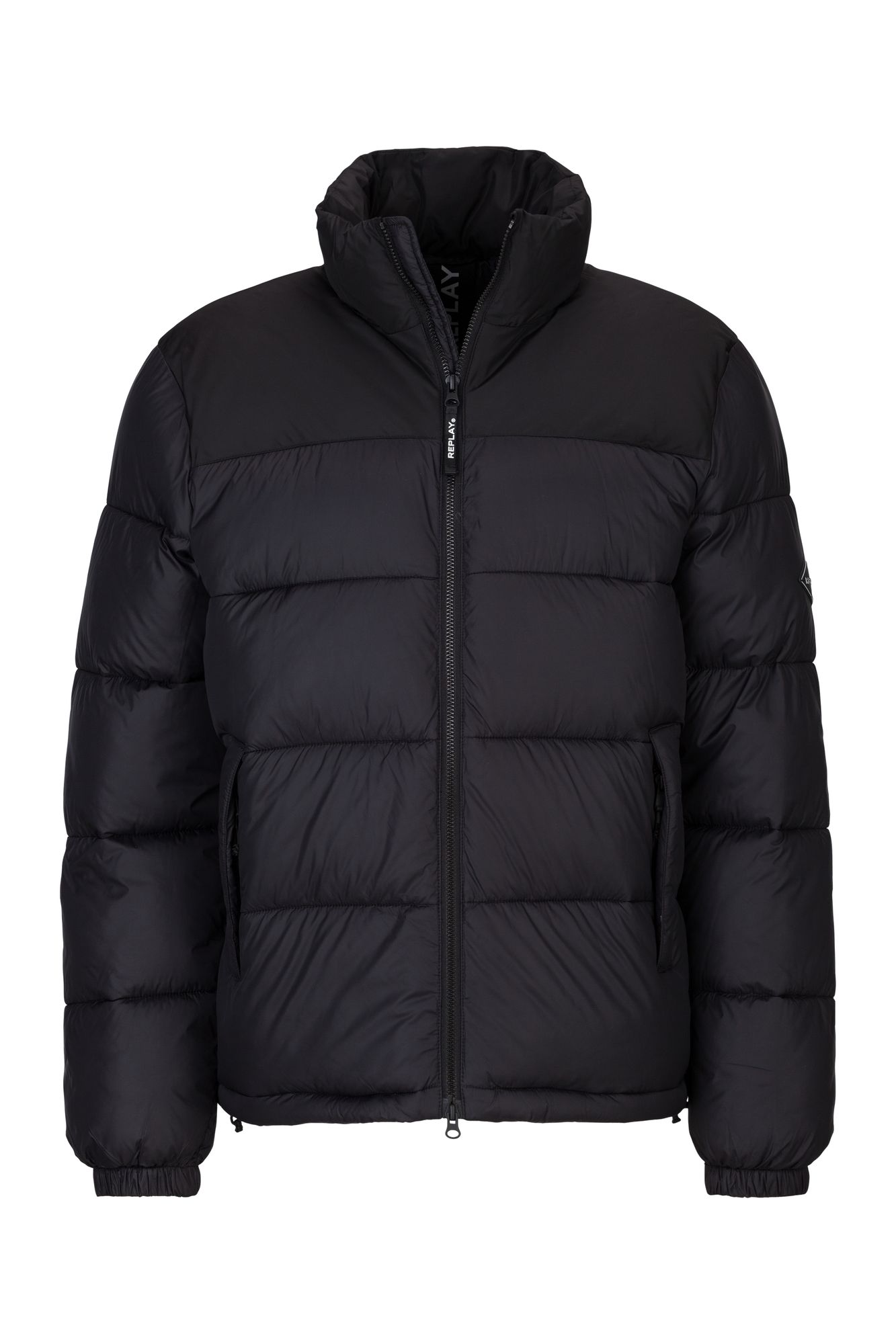 Куртка Replay Winterjacke Recycled Matt Nylon, черный