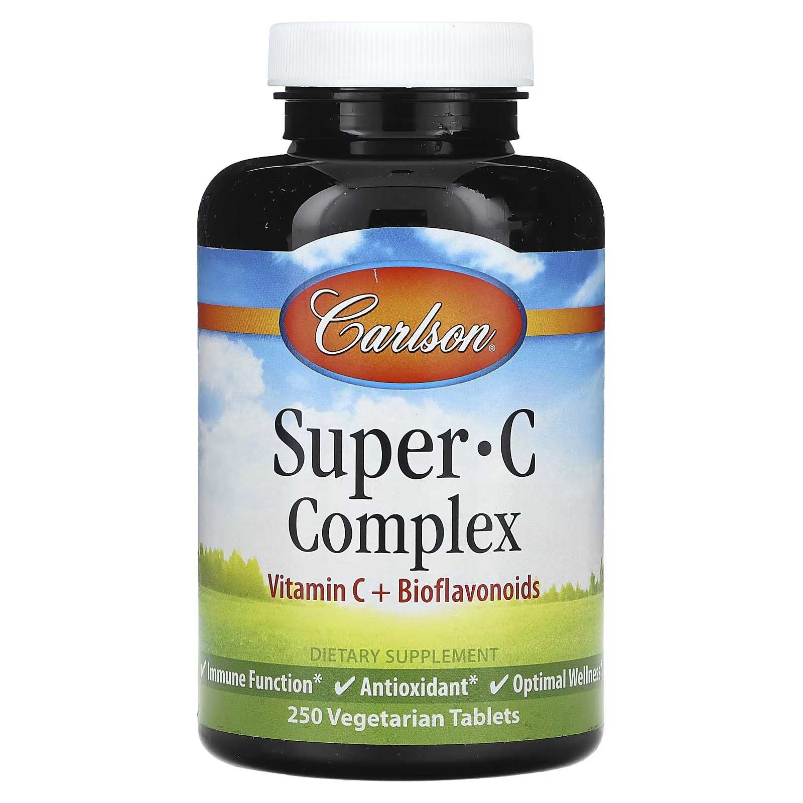 Carlson Super C Complex 250 вегетарианских таблеток carlson super 1 daily 60 вегетарианских таблеток