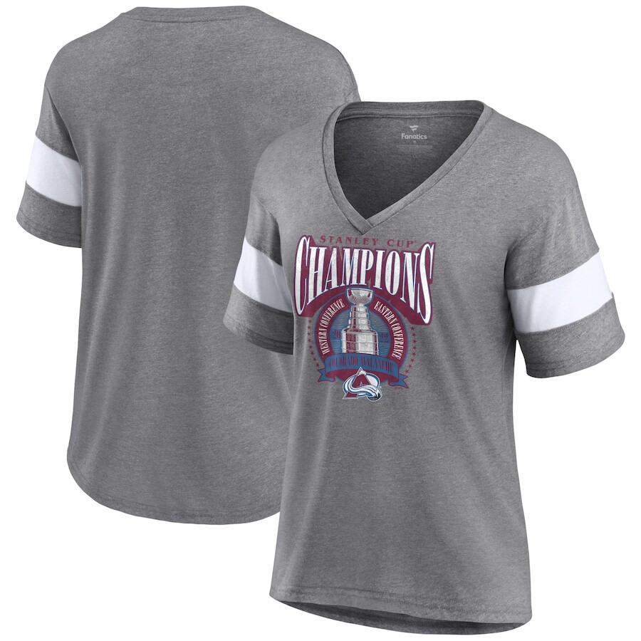 

Футболка с коротким рукавом Fanatics Branded Colorado Avalanche, серый