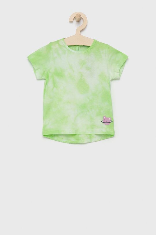

Детская хлопковая футболка United Colors of Benetton, зеленый