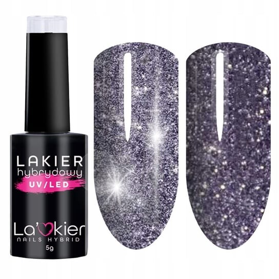

Лак, Flash Glitter, Гибридный лак, B0145G, La'kier