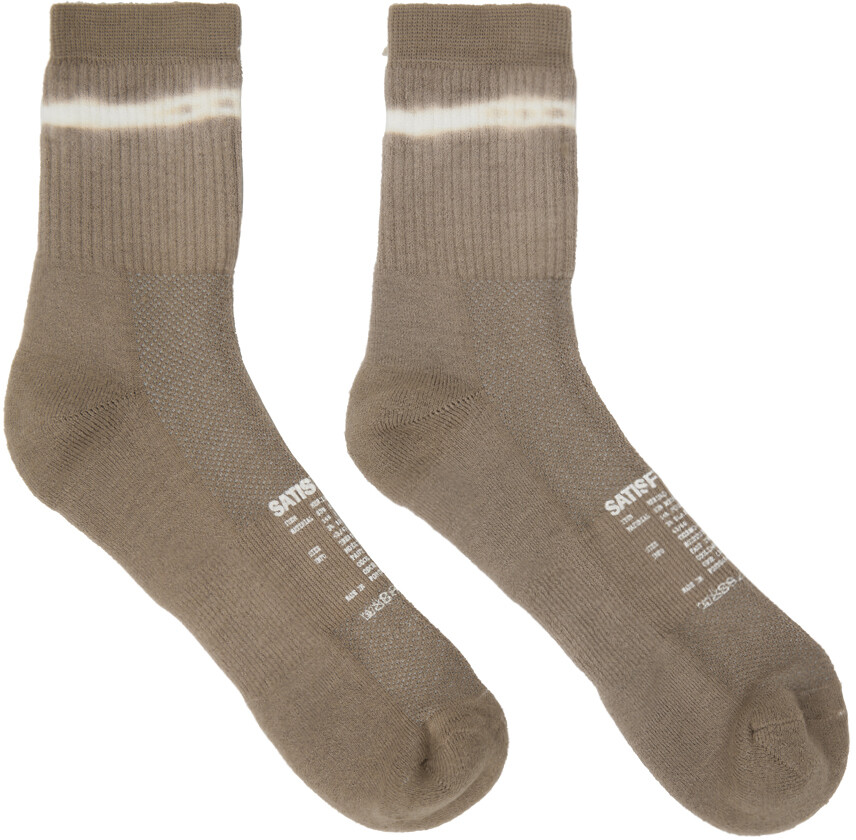 

Носки Satisfy Taupe Tie Dye