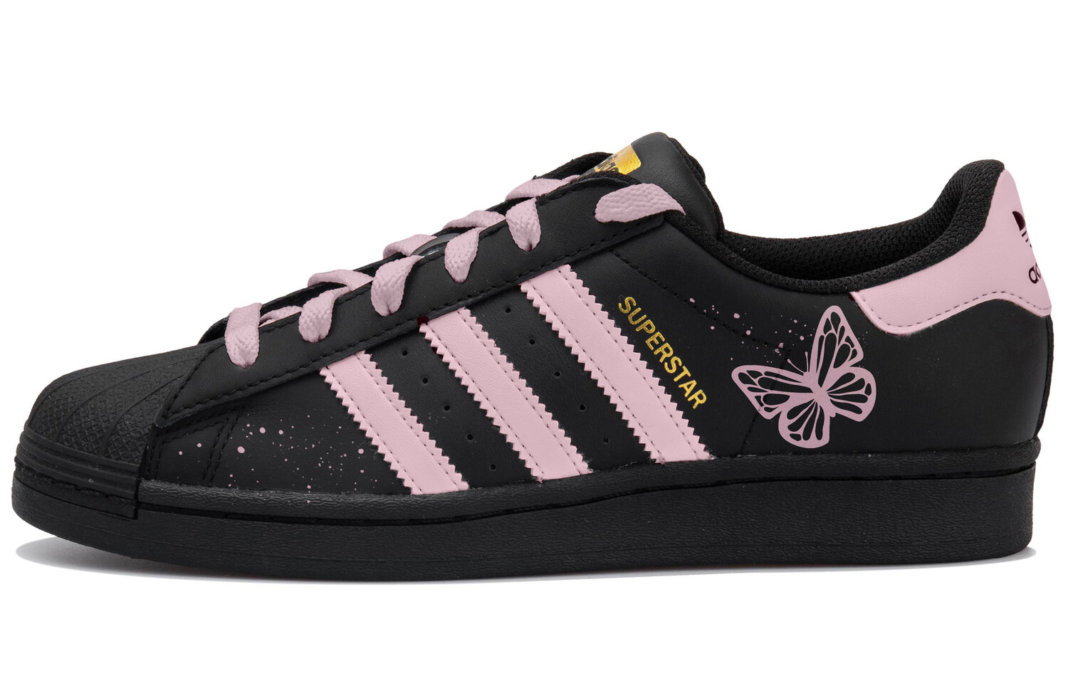 

Кроссовки Adidas Originals Superstar Skateboard Shoes Unisex Low-Top Black Pink, Черный, Кроссовки Adidas Originals Superstar Skateboard Shoes Unisex Low-Top Black Pink